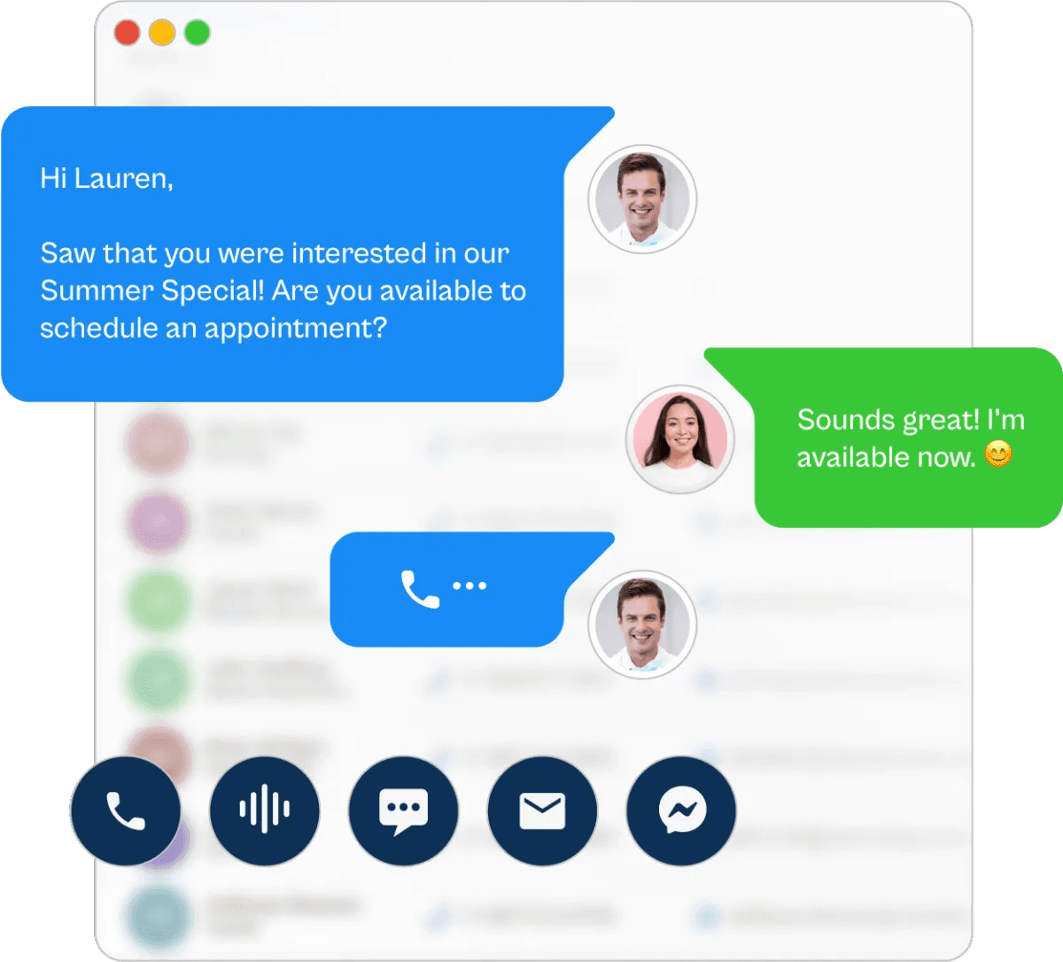 Office Manager GPT webchat and AI agent interface